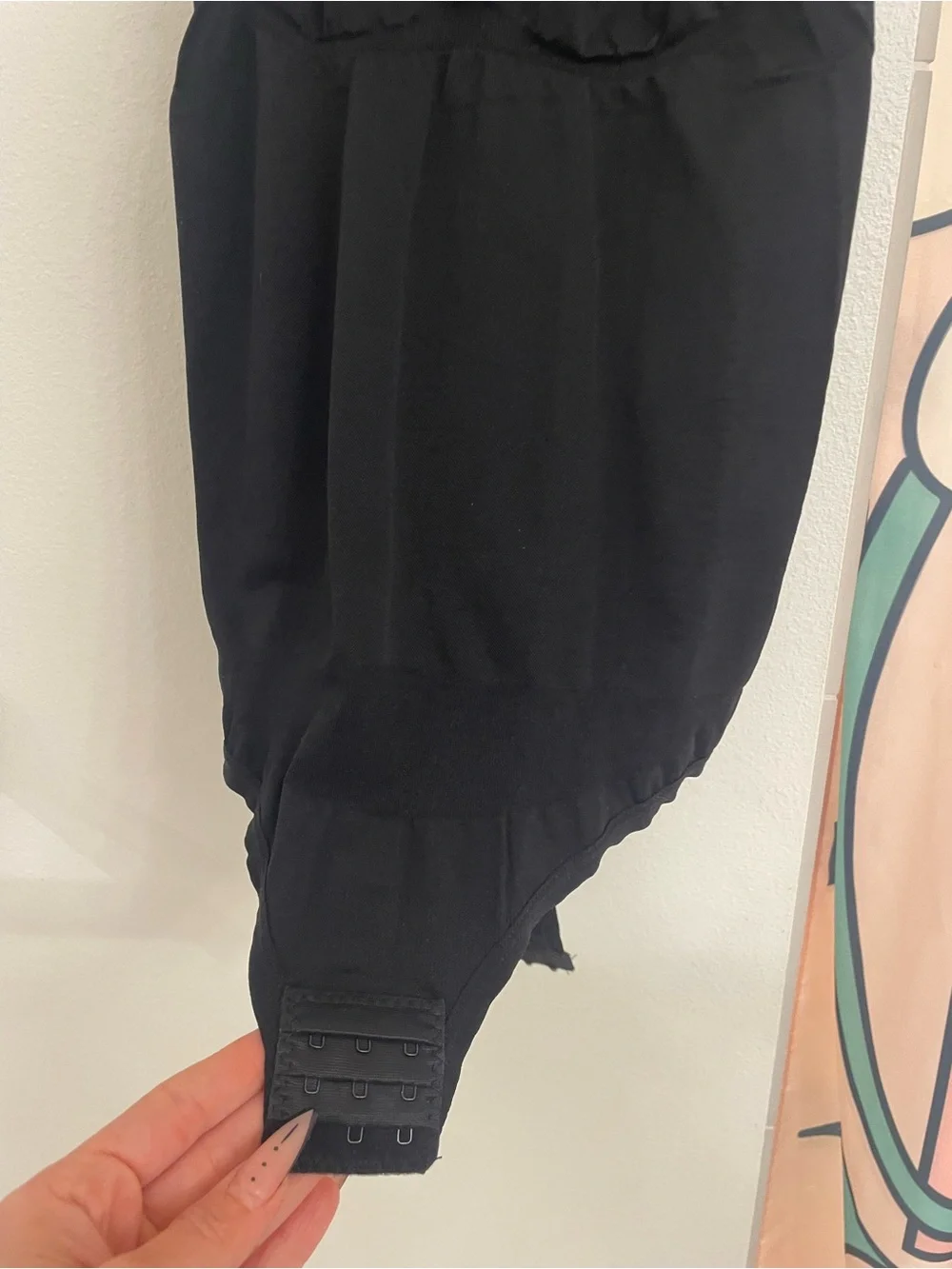 Kids Black Sleeveless One-Piece Bodysuit